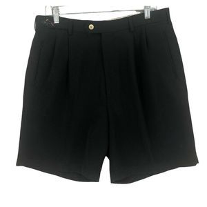 Greg Norman Shorts Mens 34 Black Golf Chino Shark Golfer Casual Outdoor Adult